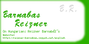 barnabas reizner business card